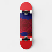 Cheetah-Mädchen-Geist-Skateboard Skateboard (Vorderseite)