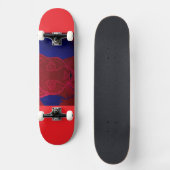 Cheetah-Mädchen-Geist-Skateboard Skateboard (Vorderseite)