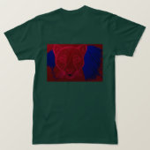 Cheetah-Mädchengeist T-Shirt (Design Rückseite)