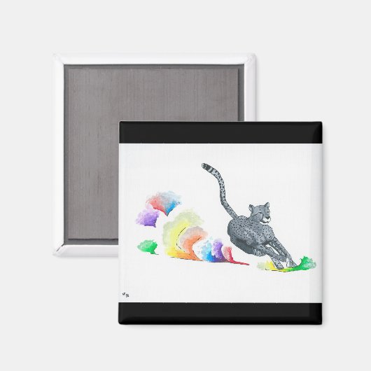 Cheetah Magnet (Vorderseite/Rückseite)