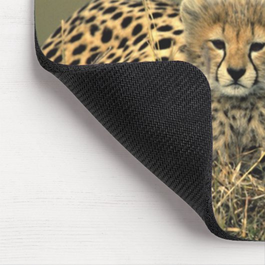 Cheetah-Mama und CUB Mousepad (Ecke)