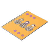 Cheetah Matryoshka Notizblock (Linke Seite)