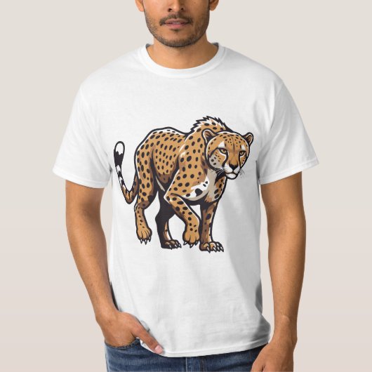 Cheetah Mode On T-Shirt (Vorderseite)