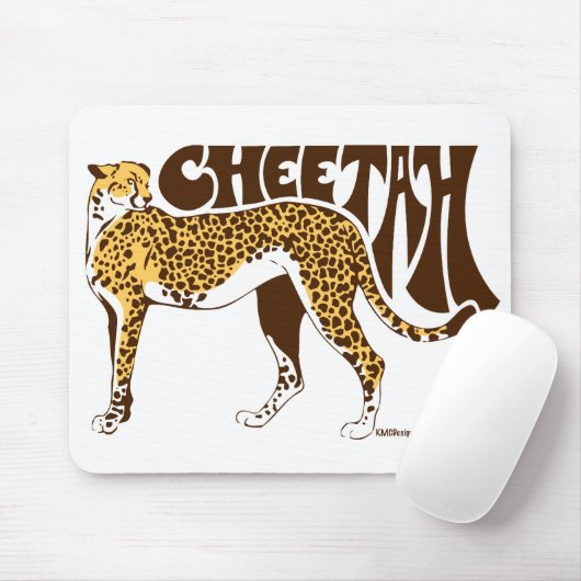 Cheetah Mousepad (Mit Mouse)