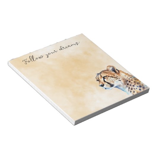 Cheetah Notizblock (angewinkelt)