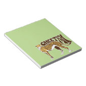 Cheetah Notizblock (angewinkelt)