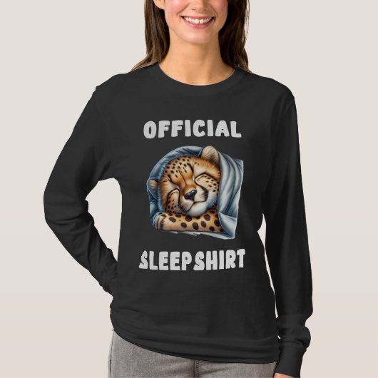 Cheetah - Offizielles Sleepshirt Pajamas Nachthemd T-Shirt (Vorderseite)