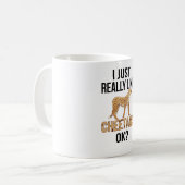 Cheetah Ohrts Cheetah Lover African Savanna Animal Kaffeetasse (Vorderseite Links)