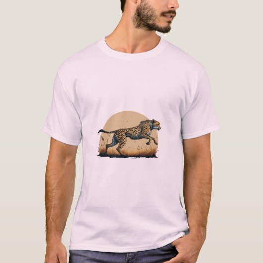 Cheetah on go" "Gotta Run Fast!" "Sprint Supre T-Shirt (Vorderseite)