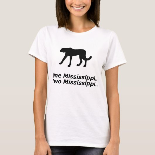 Cheetah One Mississippi T-Shirt (Vorderseite)