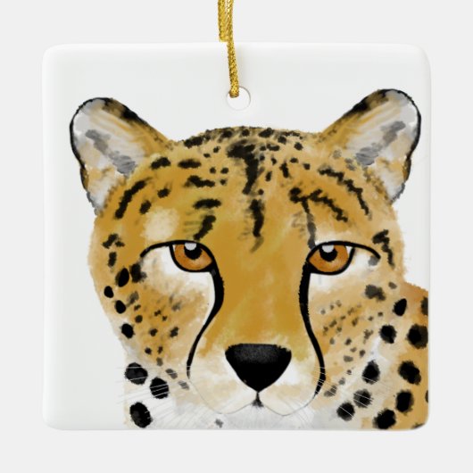 Cheetah Ornament (Vorderseite)