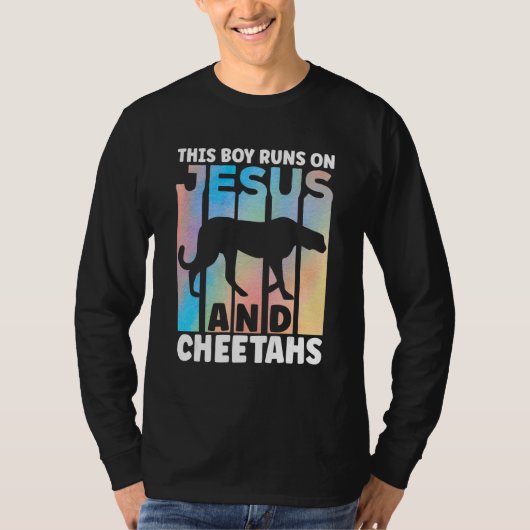 Cheetah Outfit for Cheetah Lovers Apparel for Boys T-Shirt (Vorderseite)