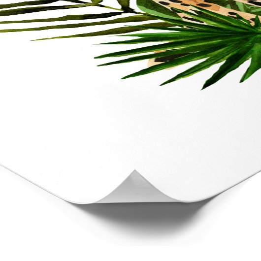 Cheetah Outlook Poster (Ecke)