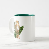 Cheetah Outlook Zweifarbige Tasse (Vorderseite Links)