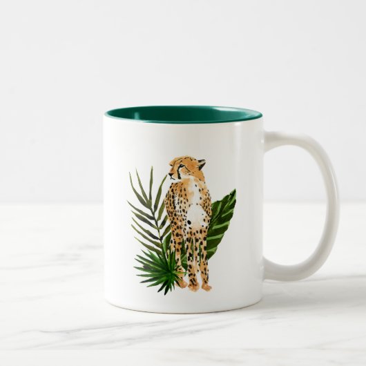 Cheetah Outlook Zweifarbige Tasse (Rechts)