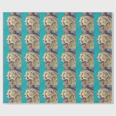 Cheetah Painting Geschenkpapier (Flach)