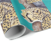 Cheetah Painting Geschenkpapier (Rolleneckpunkt)