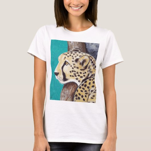 Cheetah Painting T-Shirt (Vorderseite)