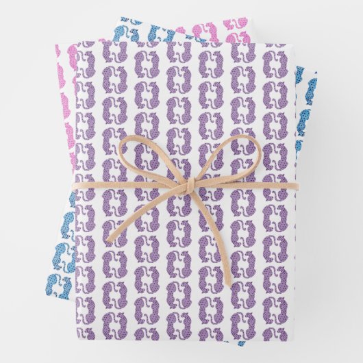 Cheetah Pairs Wrapping Paper Geschenkpapier Set (Beispiel)