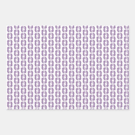 Cheetah Pairs Wrapping Paper Geschenkpapier Set (Vorderseite)