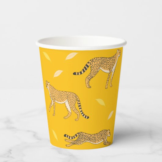 Cheetah Pappbecher (Rückseite)