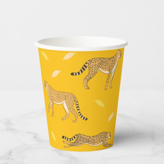Cheetah Pappbecher (Vorderseite)