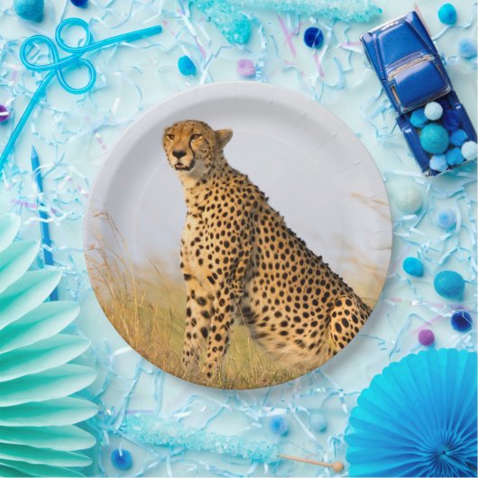Cheetah Pappteller (Party)