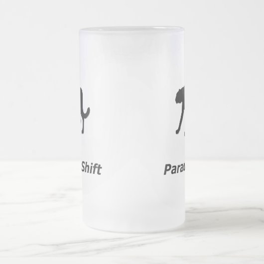 Cheetah Paradigm Shift Mattglas Bierglas (Mittel)