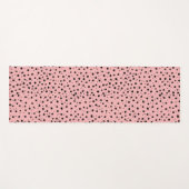Cheetah Pattern auf Bubblegum Pink Yogamatte (Vorderseite (Horizontal))