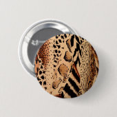 Cheetah Pattern Button (Vorne & Hinten)