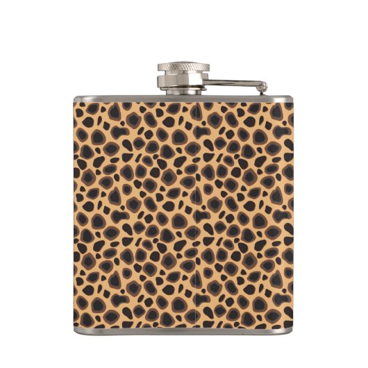 Cheetah Pattern Flachmann (Rückseite)