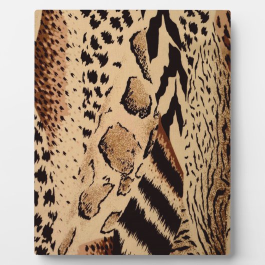 Cheetah Pattern Fotoplatte (Vorderseite)