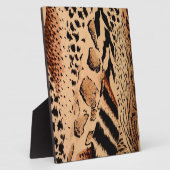 Cheetah Pattern Fotoplatte (Seite)