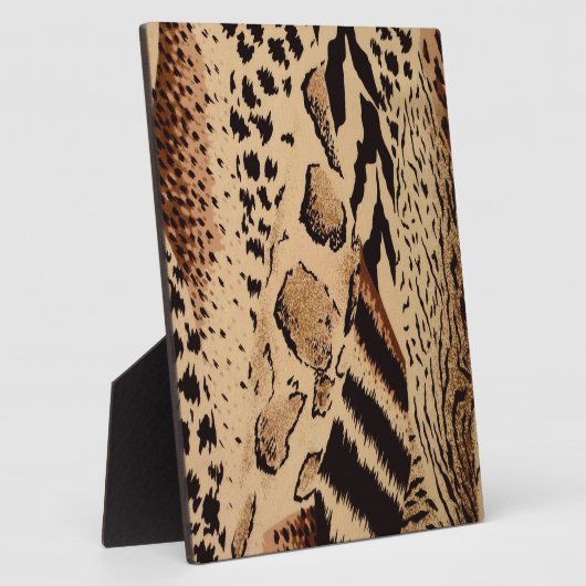 Cheetah Pattern Fotoplatte (Seite)