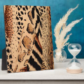 Cheetah Pattern Fotoplatte (Seite)