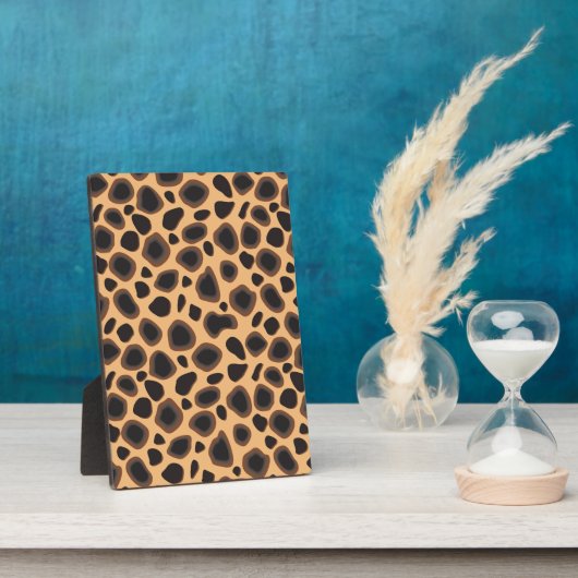 Cheetah Pattern Fotoplatte (Seite)