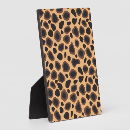 Cheetah Pattern Fotoplatte (Seite)