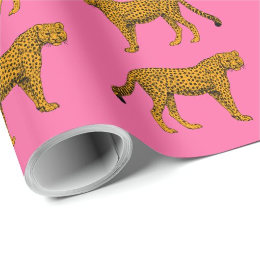 Cheetah Pattern Geschenkpapier (Rolleneckpunkt)