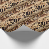 Cheetah Pattern Geschenkpapier (Ecke)