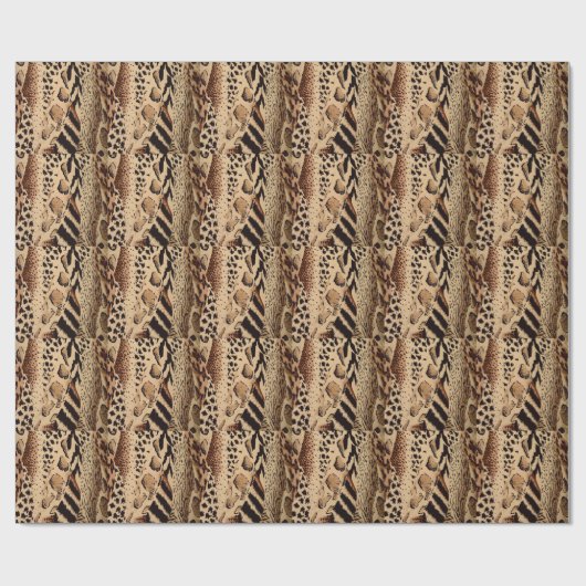 Cheetah Pattern Geschenkpapier (Flach)