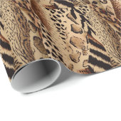 Cheetah Pattern Geschenkpapier (Rolleneckpunkt)