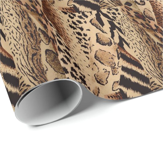 Cheetah Pattern Geschenkpapier (Rolleneckpunkt)