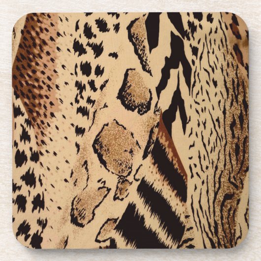 Cheetah Pattern Getränkeuntersetzer (Vorderseite)