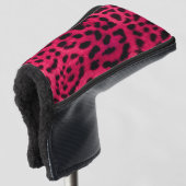Cheetah Pattern Golf Headcover (3/4 Vorderseite)