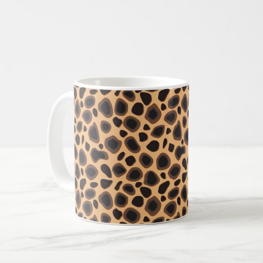 Cheetah Pattern Kaffeetasse (Vorderseite Links)