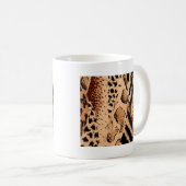 Cheetah Pattern Kaffeetasse (VorderseiteRechts)