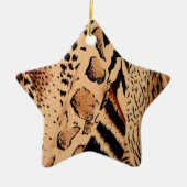 Cheetah Pattern Keramikornament (Vorne)