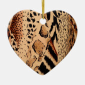 Cheetah Pattern Keramikornament (Vorne)