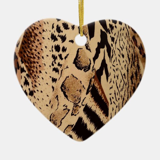 Cheetah Pattern Keramikornament (Vorne)