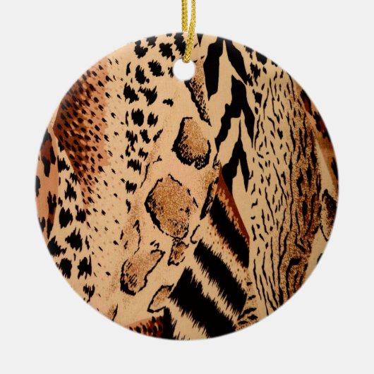 Cheetah Pattern Keramikornament (Vorne)